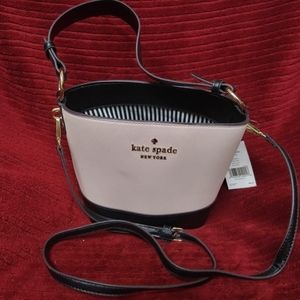 Off white and black Kate spade tote